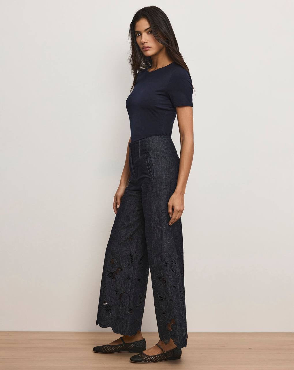 VB Mirielle Eyelet Tank Top | Kiki  Jacket | Osborne Wide-Leg Pant | Set