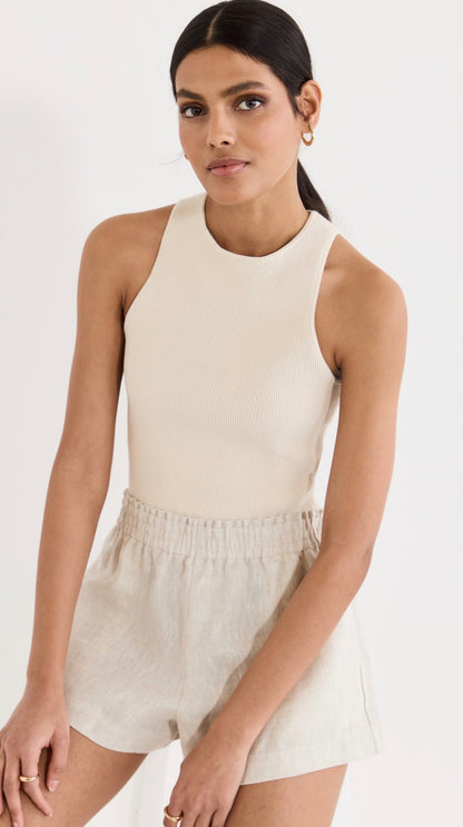 Ref Hudson Cotton Ribbed Sweater Tank Top