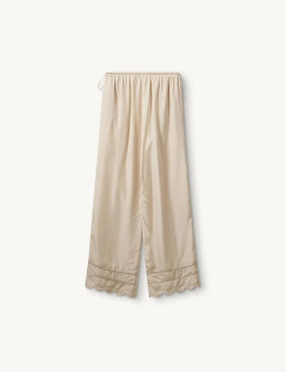 TG Darling Scalloped-Edge Side-Tie Trousers