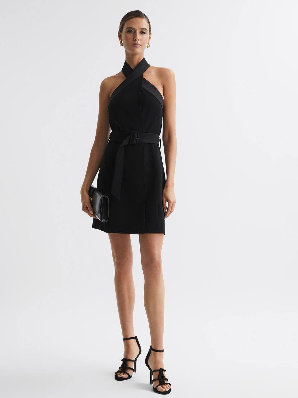 RS Alexis Fitted Halter Neck Mini Dress