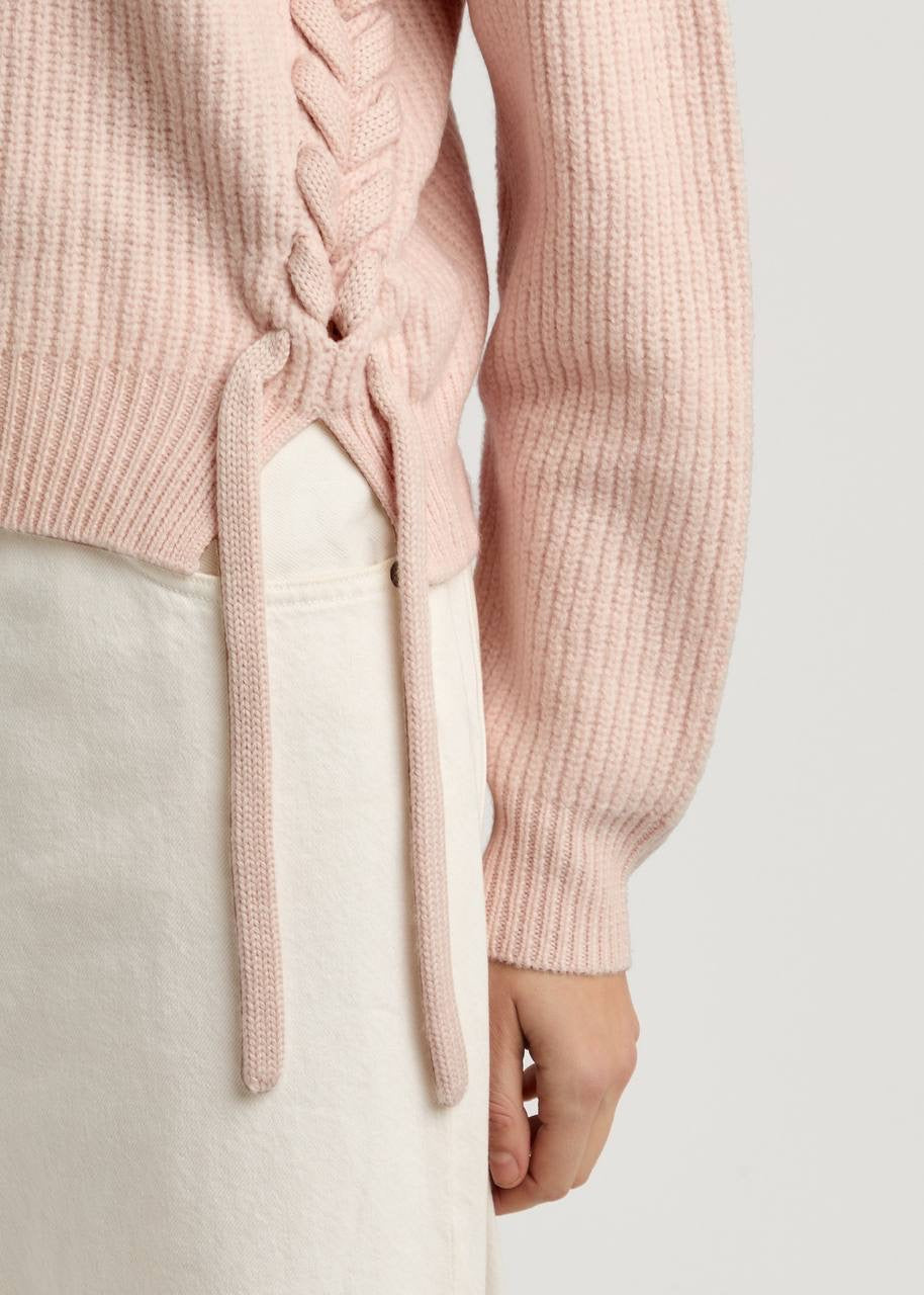 IM Noelia Whipstitch Merino Wool Sweater