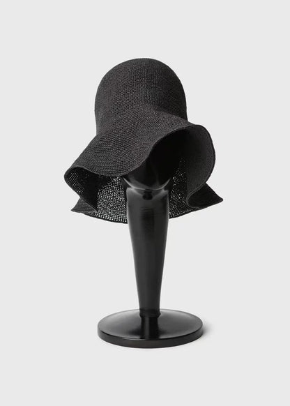 Tot Paper Straw Woven Sun Bucket Hat