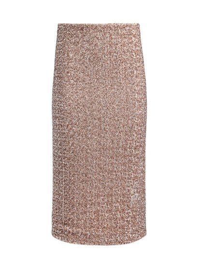 Cosette Corset Strapless Bandeau Top | Fifi Midi Skirt | Sequin Set