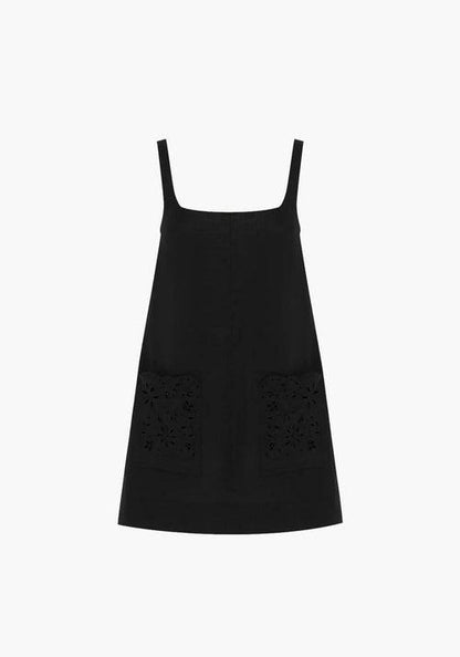 PN Embroidered Shift Mini Dress