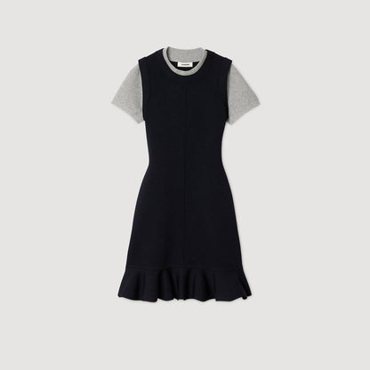 SD 2-In-1 Short Knit Dress