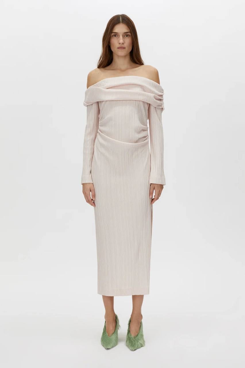 CM Shaw Off The Shoulder Midi Dress