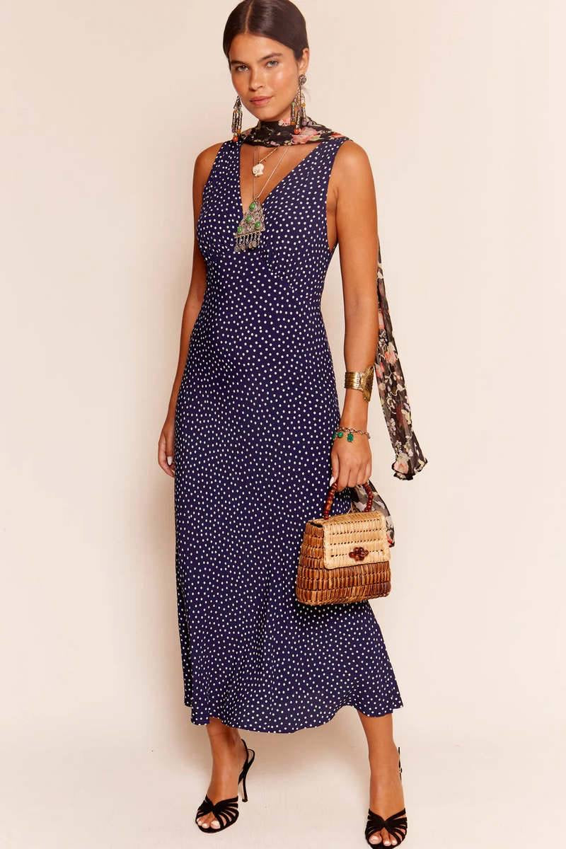 RX Sandrine Midi Slip Dress