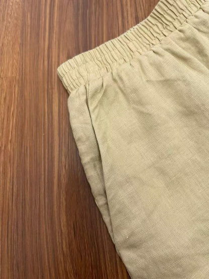 8 Colors! RL Women’s Linen Woven Lounge Shorts