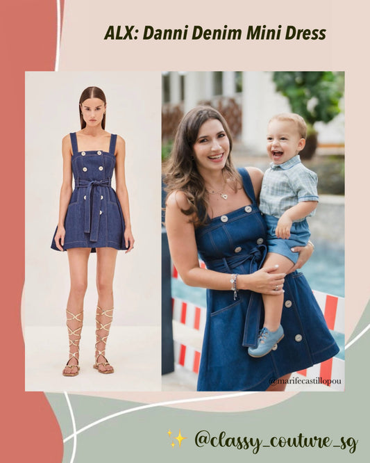 ALX Danni Denim Mini Dress