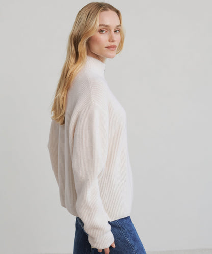 JK Cashmere Half Zip Pullover Sweater