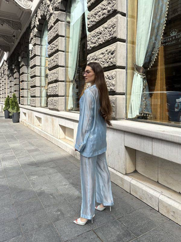 TG Gilian Blazer | Madison Shirt | Pants | Sheer Organza Set