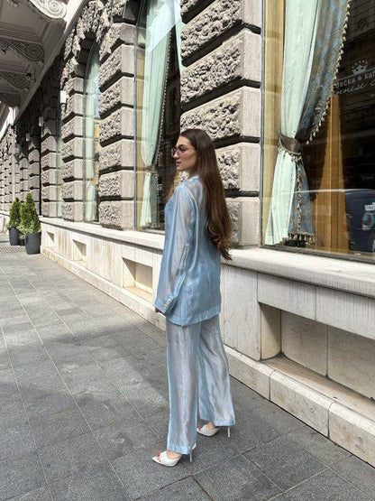 TG Gilian Blazer | Madison Shirt | Pants | Sheer Organza Set