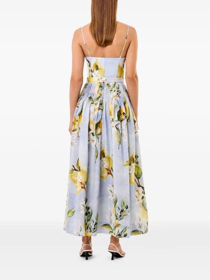 NC Mireille Linen-viscose Midi Dress