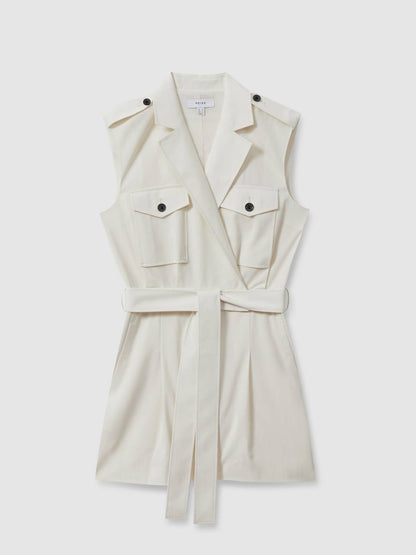 RS Rory Wool-Blend Double Breasted Playsuit