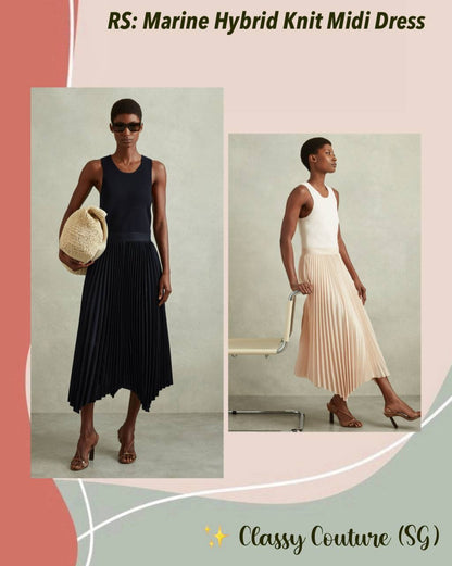 RS Marine Hybrid Knit Midi Dress