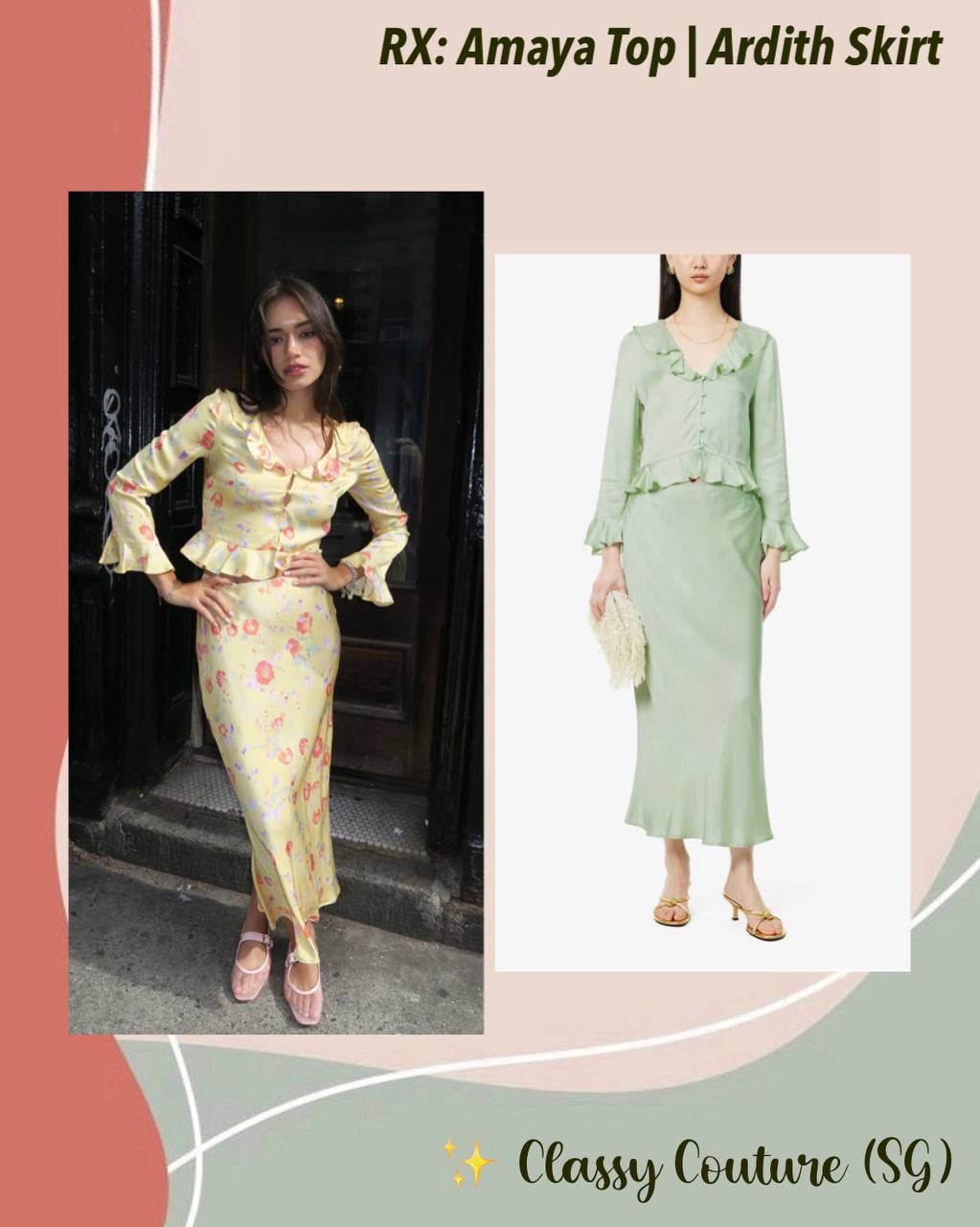 RX Amaya Top | Ardith Skirt | Set