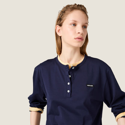 MM Navy Cream Jersey T Shirt