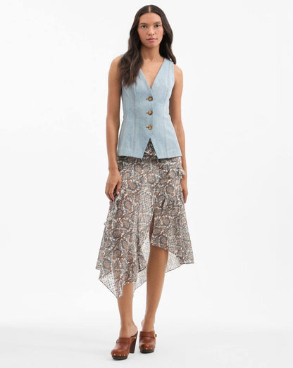 VB Avalina Denim Vest | Hawthorne Denim Pants | Set
