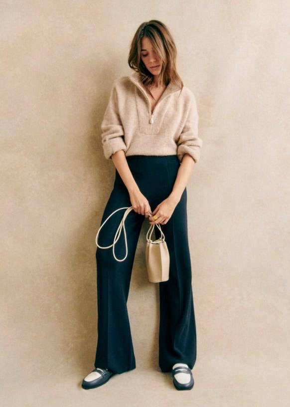 SZ Tobias Mohair-wool blend Half-zip Jumper Sweater