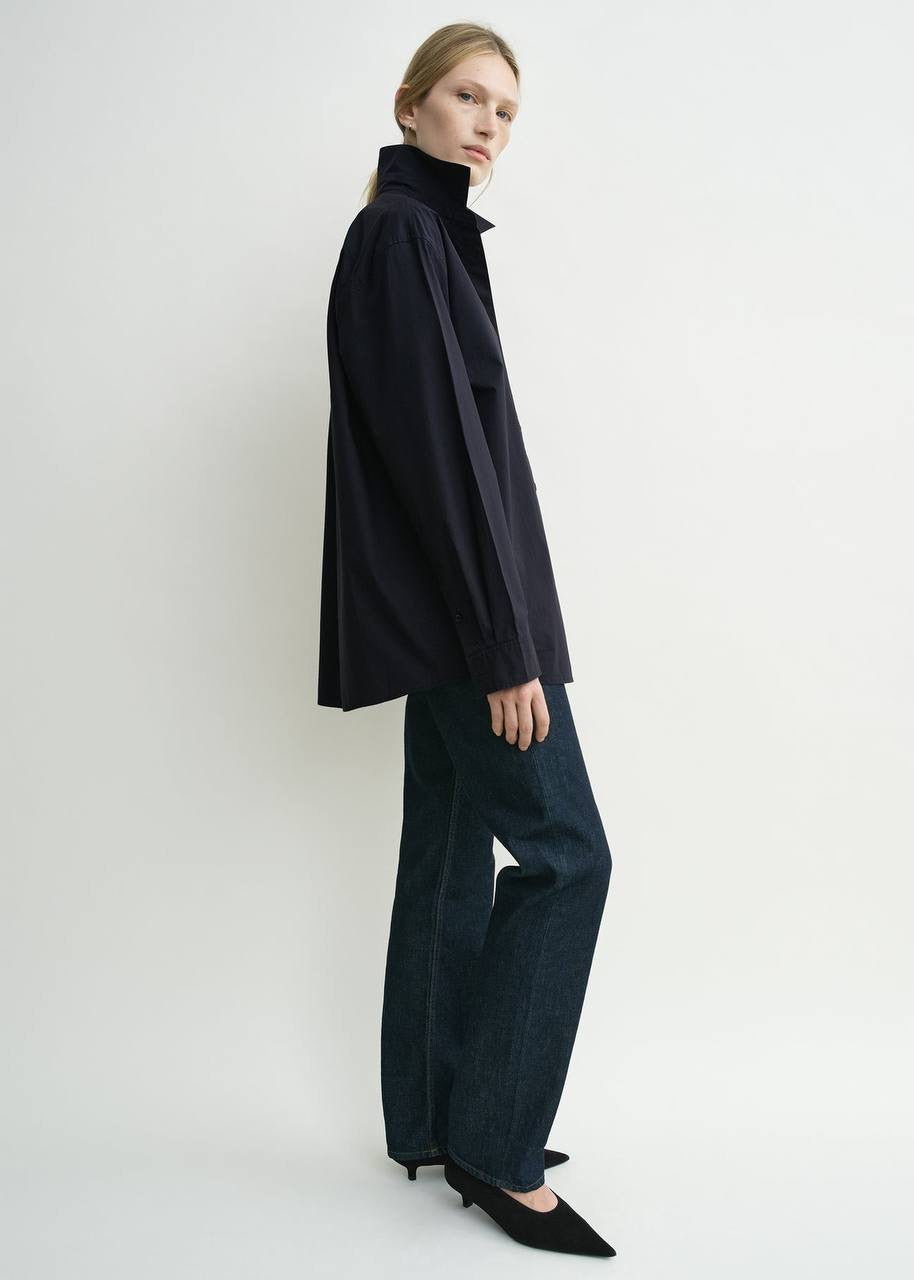 4 Colors! TOT Classic Tumbled Cotton Shirt