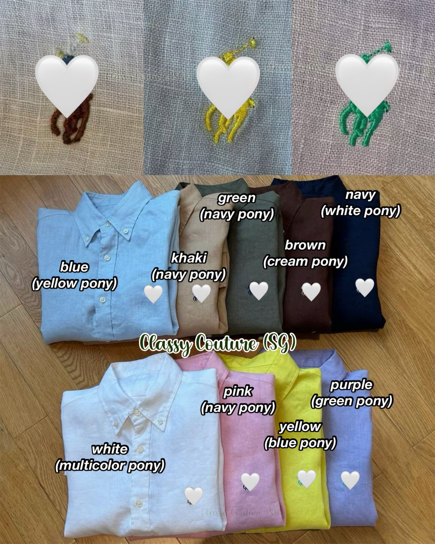 9 Colors! RL Women’s Classic Fit Linen Long Sleeve Buttondown Shirt