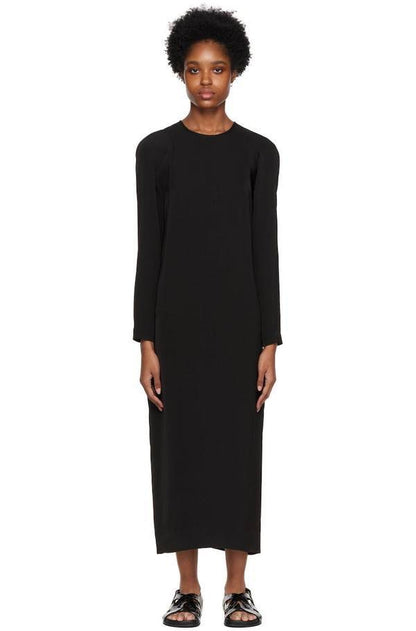 TOT Dropped-Shoulder Viscose Midi Dress