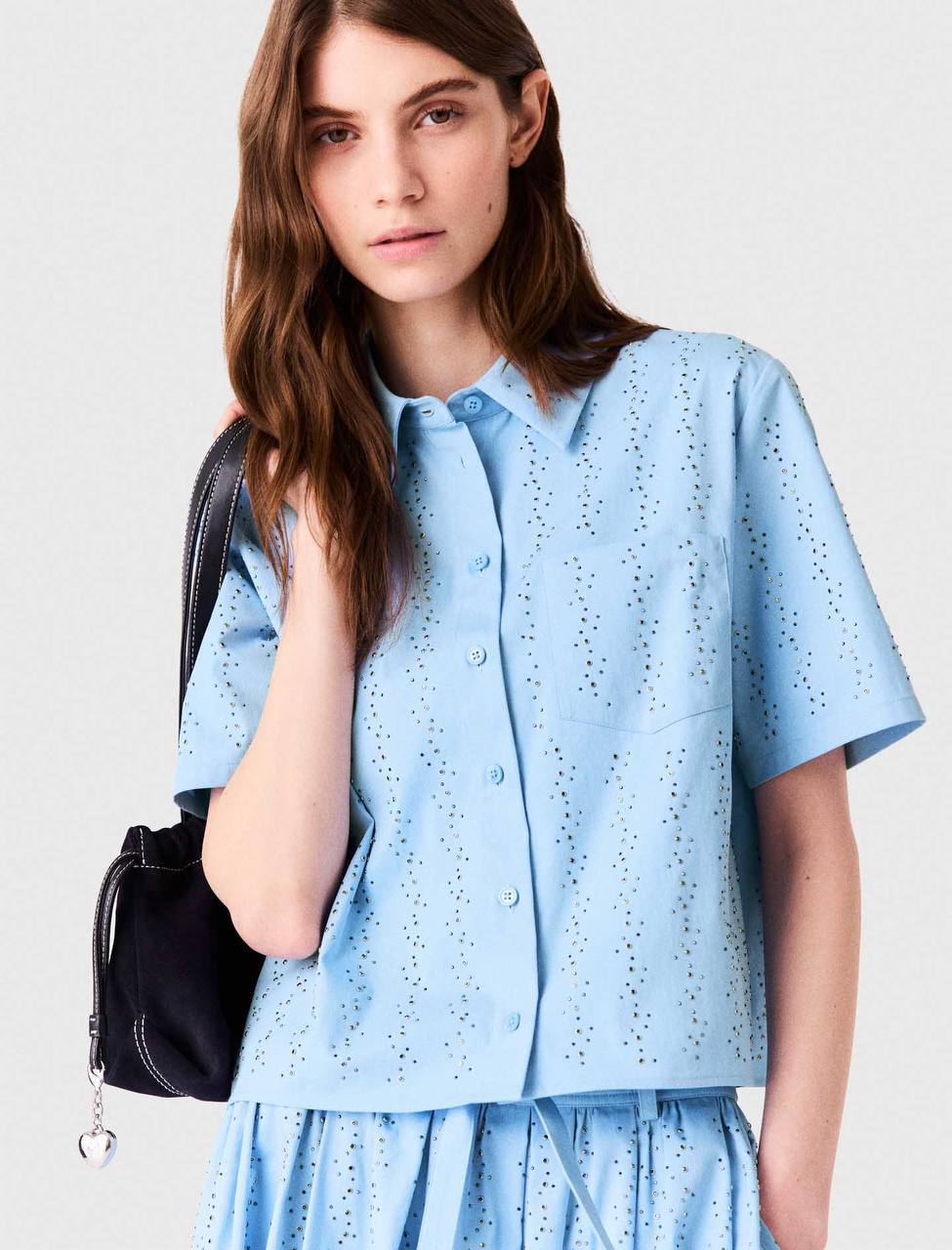 MJ: Carius Embellished Shirt | Skirt