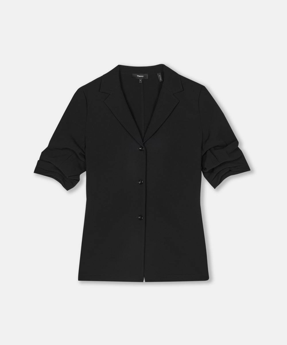 TH Triacetate Blended Collar Blazer