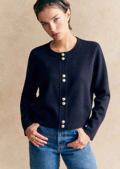 SZ Agathe Merino Wool Cardigan
