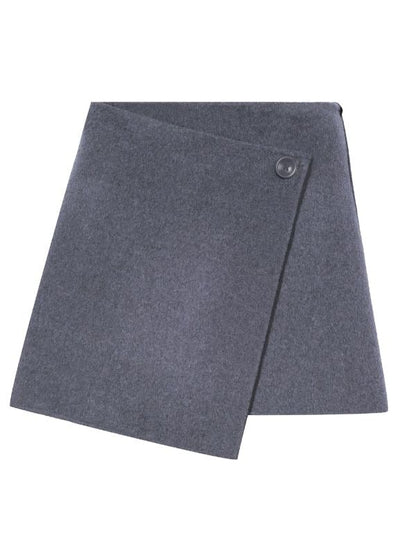 PS Reversible Melton Wrap Mini Skirt