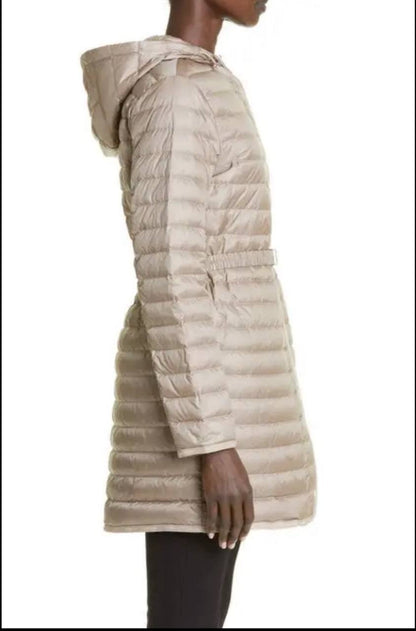 MC Oredonne Long Down Belted Parka Jacket (removable hood)