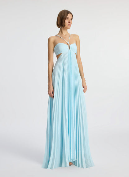 ALC Moira Halter Maxi Dress