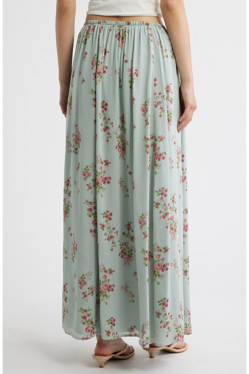 3 Colors! Ref Gemma Viscose Maxi Skirt