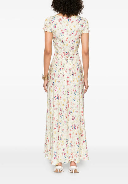 DN Valerine Silk-Viscose Midi Maxi Dress