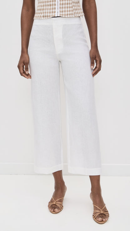 Ref Joni Linen Cropped Pants