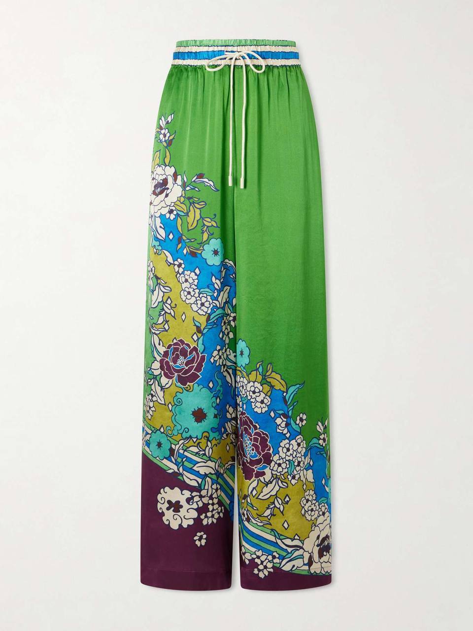 ALM Nanci Silk Tie Shirt | Pants