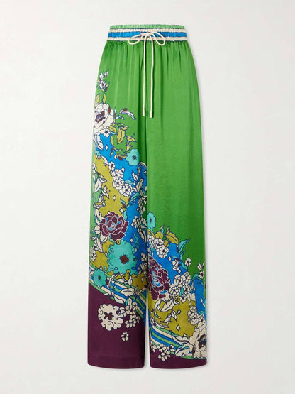 ALM Nanci Silk Tie Shirt | Pants