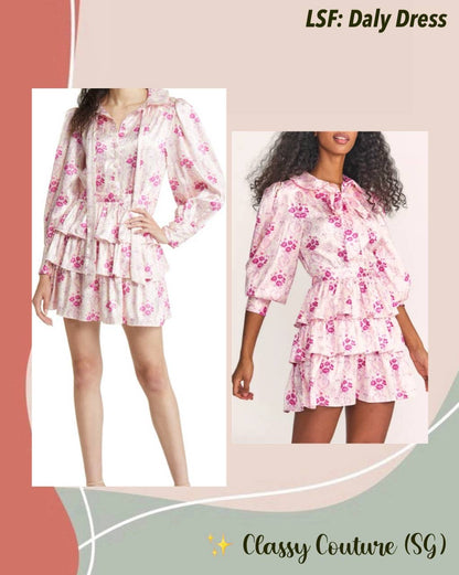 LSF Daly Satin Mini Dress