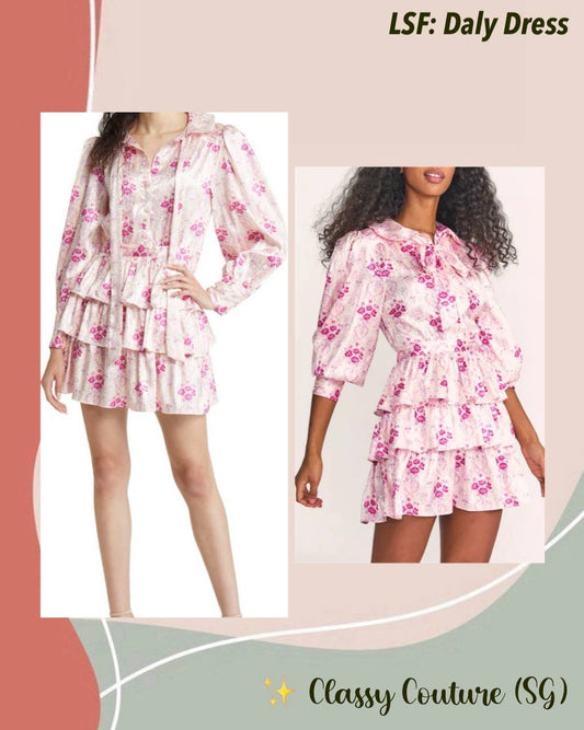 LSF Daly Satin Mini Dress