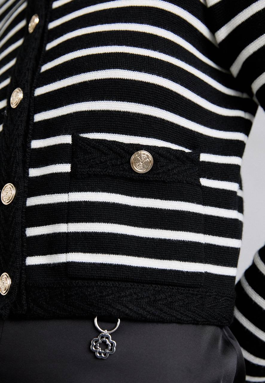 MJ Maracasse Striped Cardigan