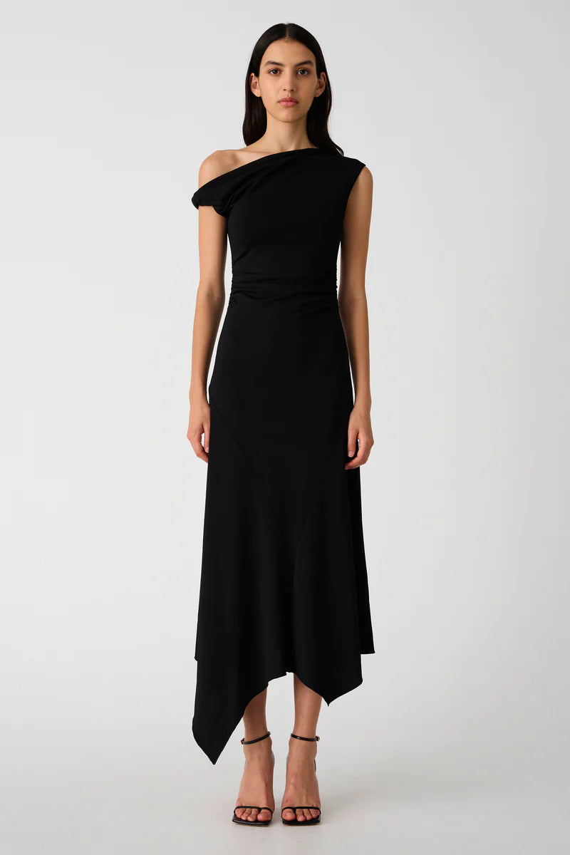 MS Alma Matte Jersey Midi Dress