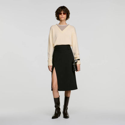 2-In-1 Wool And Cashmere Jumper