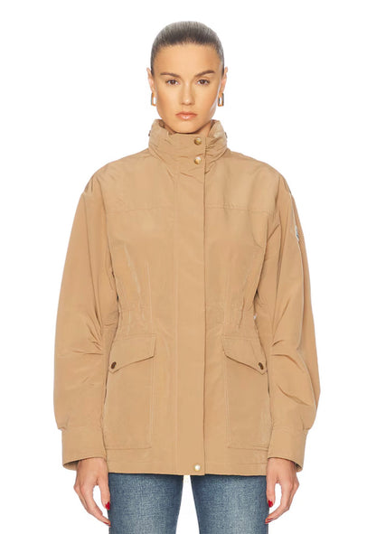 MC Nades Water-repellent Short Parka Jacket (concealed hood)