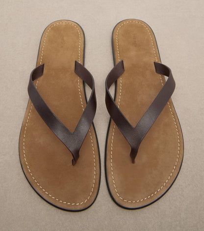 TR Beach Leather Thong Sandals Slippers