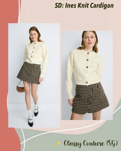SD Ines Knit Wool-viscose blend Cardigan