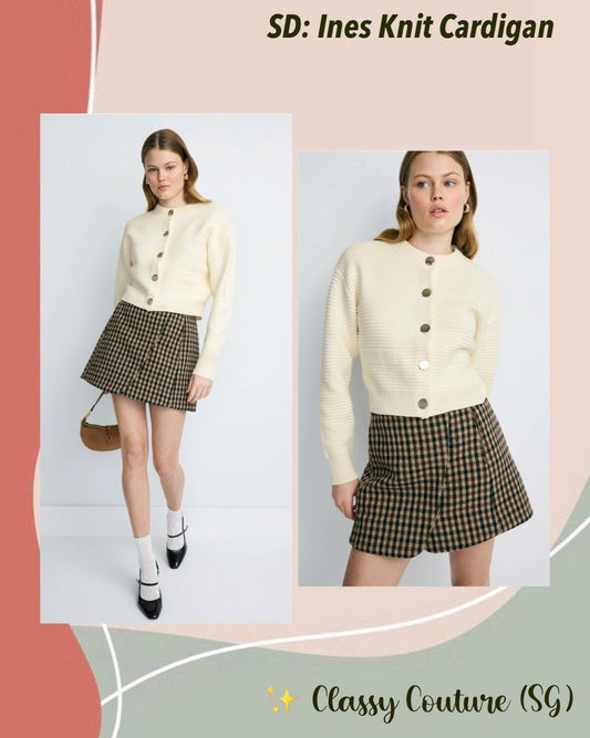 SD Ines Knit Wool-viscose blend Cardigan