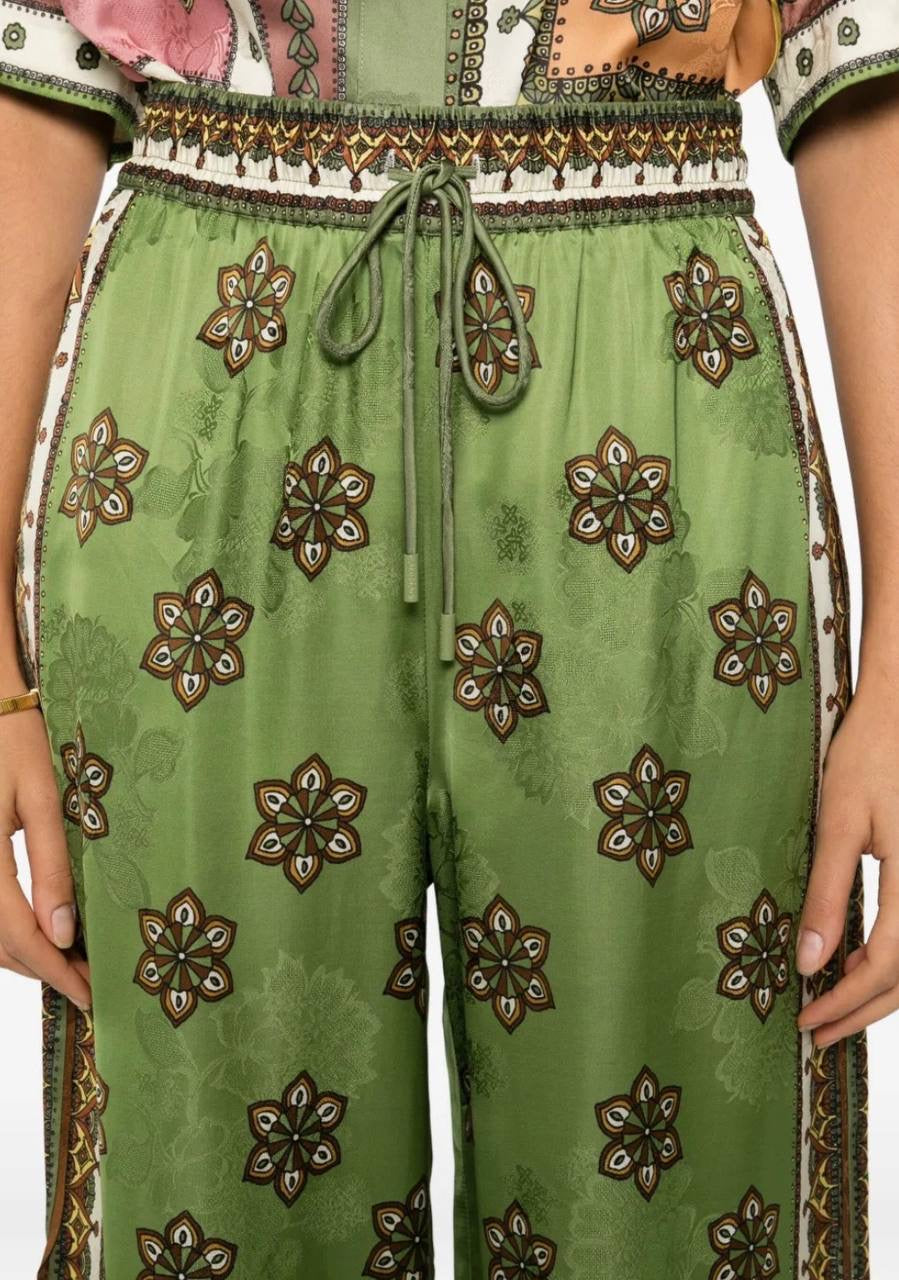 ALM Contina Printed Shirt | Pants | Jacquard Viscose Set