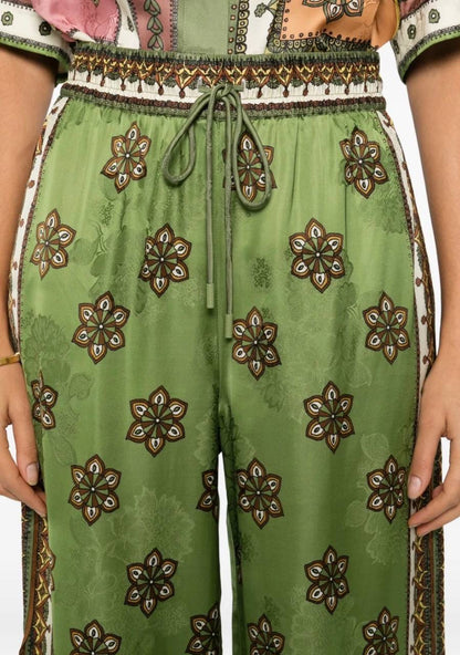 ALM Contina Printed Shirt | Pants | Jacquard Viscose Set