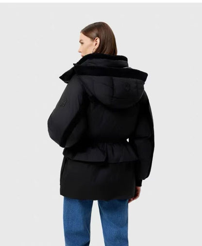 MK Logan Short Down Jacket in Black