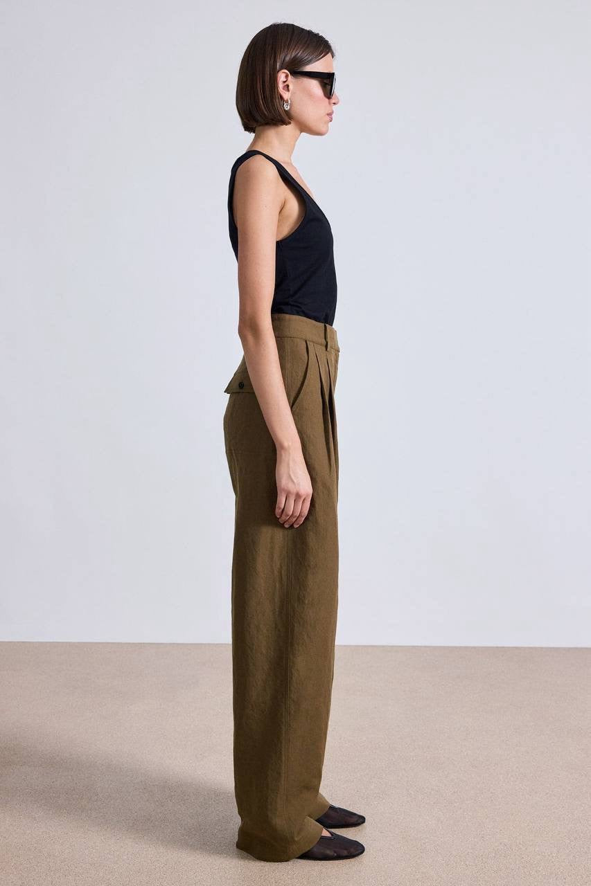 AA Elsa Blazer | Mirabelle High Waist Pants | Wool-linen Set